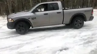 One Wheel Peel Ram 1500 Ice Drift