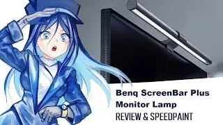 [ Review + Speedpaint ] Benq ScreenBar Plus LED Computer Monitor Lamp