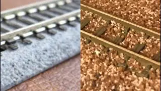 Making Kato Unitrack More Realistic. N Scale model railroad