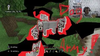 I assemble a DOG ARMY: Minecraft epico w/divineryolu