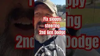 Fix Sloppy Steering FOR FREE 2nd Gen Dodge #splitwoodacres #2ndgen #cummins