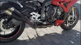 BMW S1000R with -RR headers and Cobra slip-on sound clip
