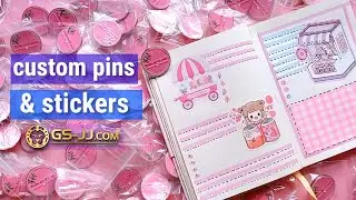 Огромные фирменные значки и милые наклейки 🍭 при участии GS-JJ