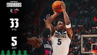 Anthony Edwards DROPS 33 Points In His First Game of 2026 Against Miami Heat | 01.03.26