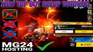 NEW TCP BOT WITH FREE HOSTING TUTORIALS🔥|| NEW HOSTING SITE ✨️ || MG24 GAMER 
