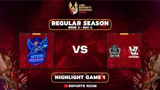 Highlight METEOR PEGASUS vs ANO VL - Game 1 | LIGA 2 ESPORTS NASIONAL - WEEK 3 DAY 4