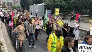 Anti Mining ⛏ Protest in Dublin.