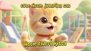 Cute little Jumping cat | happy song