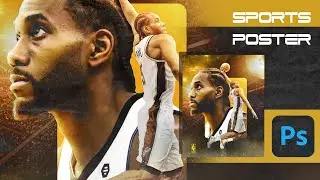 Sports Poster Design | Photoshop Tutorial