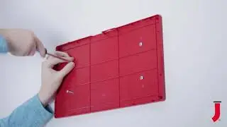 How to install photoluminescent exit signs - wall mount PF100