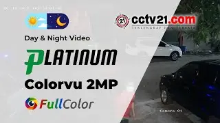 CCTV Platinum Colorvu 2MP 1080P Video Quality Siang dan Malam Full Color