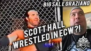 Big Sal E Graziano's story about defeating Scott Hall at an ECW Event in 2000 | WZWA Network