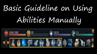 Runescape - Basic Guideline on Using Abilities Manually