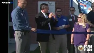 Papillion Now - Papillion 150 Ribbon Cutting Butterfly Wings Mural