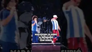 Esto pas&oacute; cuando Maradona conoci&oacute; a Queen en Argentina | #futbol 🇦🇷🎶