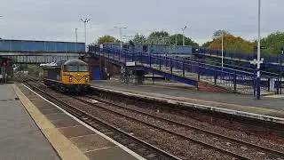 69006 'Pathfinder Railtours' passes through Church Fenton