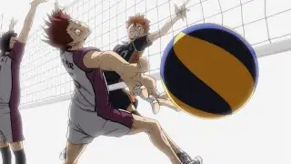 Fake Spike Haikyu Scene