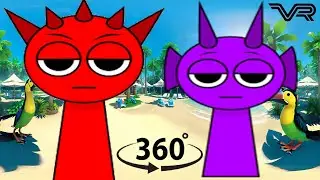 Best videos. Find Incredibox Sprunki Red Raddy and Purple Durple  in 360&deg; VR