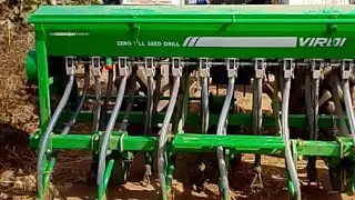 Farming 👳✊🌾 ग्राम कांसखेड़ा में VIRDI की ZERO TiLL Seed Drill new technologies Ka आगमन,,,,,