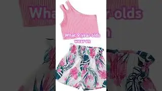 #what 9 year olds wear rn vs what I wore😂