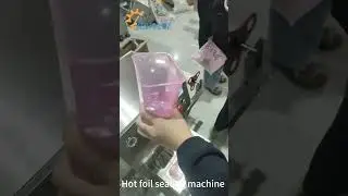 Hot Foil Sealing Machine for Container , plastic Cup Sealer Machine , Cup heat sealing machine