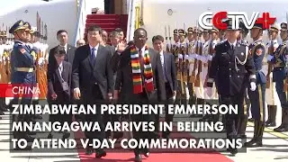 Zimbabwean President Emmerson Mnangagwa Arrives in Beijing to Attend V-Day Commemorations