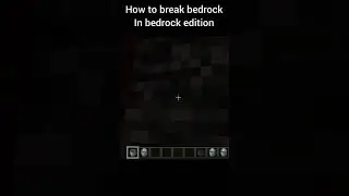 How to break bedrock in minecraft 1.17. #shorts #manscout #minecraft