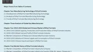 Ethyl Formate Market 2010-2020 Global Key Manufacturers Analysis Review