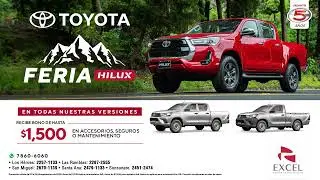 Llega la Feria Hilux con ofertas irresistibles.