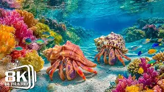Ocean Peace 8K 🌊 Calm Fish and Coral in Gentle Motion
