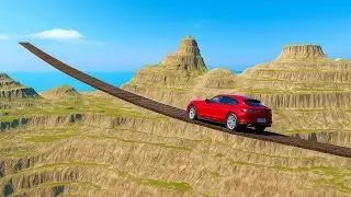 Leap of Death vs Waves Bridge ll BeamNG.drive