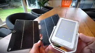 PRAANA 3-in-1 Solar Power Bank & Flashlight 5000mAh #SolarCharger #EmergencyGear #IP68