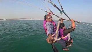 Maa & Bapa - Parasailing for the 1st time 🪂