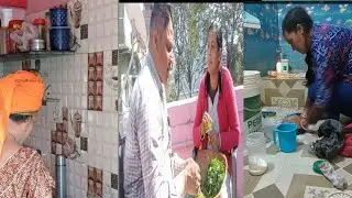 कड़कती ठंड में सुबह से रात तक कैसे करती हूं बिना रुके लगातार घर किचन के हज़ारों काम 🤗💕