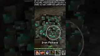I Found Diamonds In A Minecraft Cave! #ZEDROLLSBOUNCERS #SHORTS