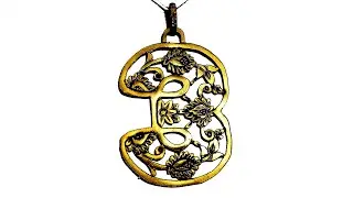 3 Pendant Crafting: Metal Jewelry Tutorial - Background Clearing with Jeweler's Saw