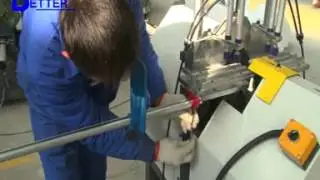 PVC UPVC window door glass glazing bead cutting saw SYJ03-1800