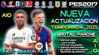 😲Un Nuevo PARCHE DE LOCOS / Todo Actualizado al 2025 / TUTORIAL / Pes 2017 A FC24 💥