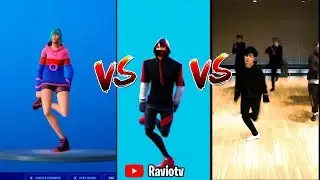 Fortnite Scenario (Iris Skin) Emote in Real life - 100% Sync Fortnite Dances/Emotes VS Real Life