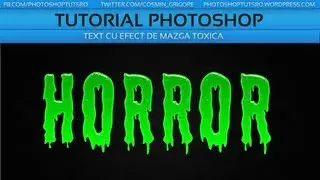 Tutorial Photoshop: Text Gelatinos Horror | Halloween (gric.ro)