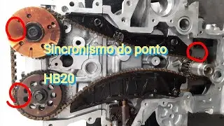 Sincronismo da corrente do motor Hb20 , 1.6 , fácil , mais dicas