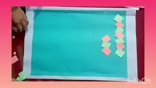 How to make project file using chart paper!!! #schoolprojects #frontpage  #usingchartpaper #handmade