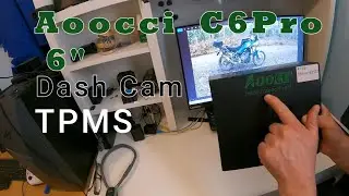 Aoocci car play for Motorcycle, GPS, Emergency Dash Cam, Tyre Pressure Monitor,