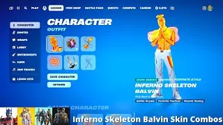 Inferno Skeleton Balvin Skin Combos (Fortnite Battle Royale)