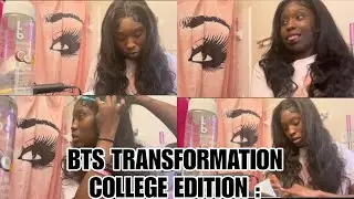 First time wig install 😳 /GRWM FOR SECOND SEMESTER ! 📚🎓✏️