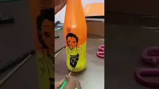 Krishnan bottle art✨
