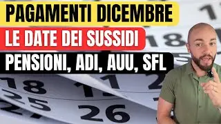 Pagamenti INPS Dicembre 2025: ecco le date per tutti i sussidi!