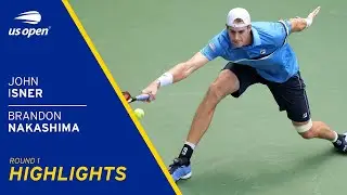 John Isner vs Brandon Nakashima Highlights | 2021 US Open Round 1