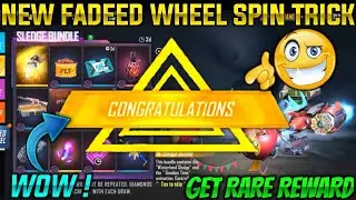 FREE FIRE NEW EVENT | FREE FIRE WINTER FADEED WHEEL EVENT | SLEDGE FADEED WHEEL