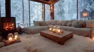 (No Ads) Gentle Piano & Fireplace Sounds for Relaxing Nights and Clear Thoughts